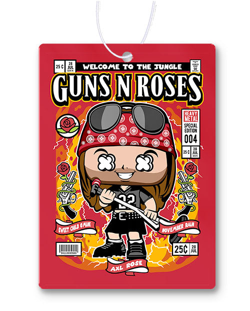 Axl Rose Guns n Roses Comic Air Freshener – Fresh-a-Rama