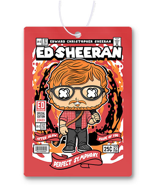Ed Sheeran Comic Air Freshener FreshaRama