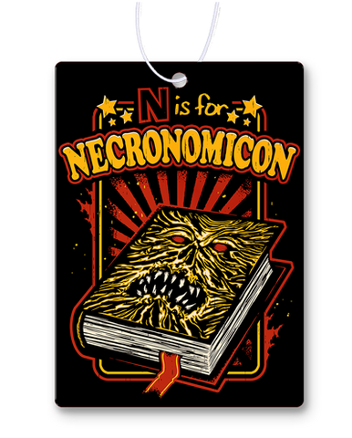 N Is For Necronomicon Air Freshener