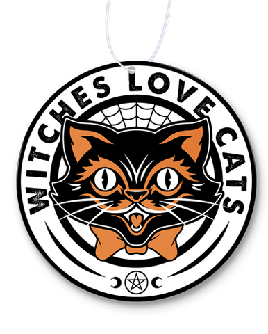 Witches Love Cats Air Freshener