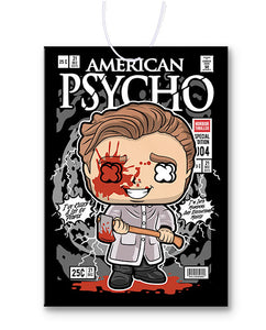 American Psycho Patrick Bateman Comic Air Freshener