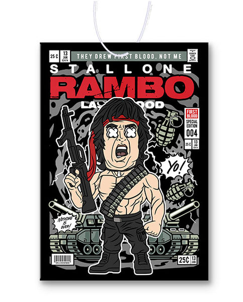 コミック・アニメ RAMBO921 Rambo Comic Air Freshener – Fresh-a-Rama