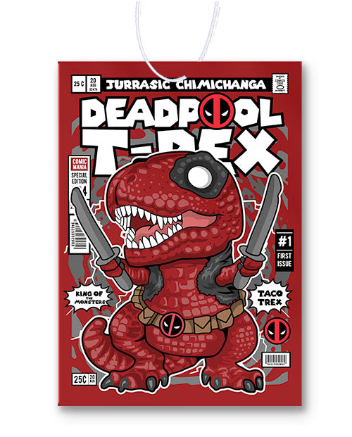 Deadpool Trex Comic Air Freshener
