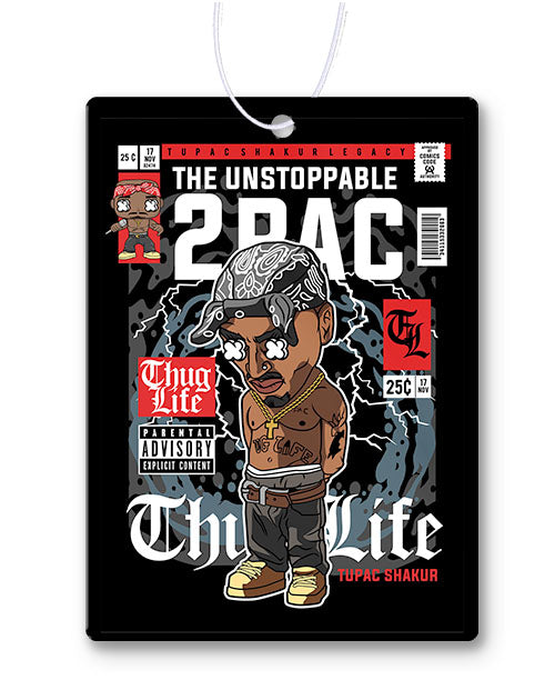 Tupac 2PAC Comic Air Freshener