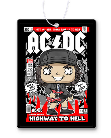 Angus Young ACDC Comic Air Freshener