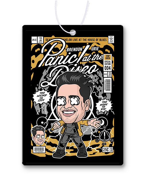 Brendon Urie Panic At The Disco Comic Air Freshener