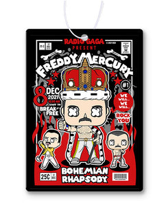 Queen Freddy Mercury Bohemian Rhapsody Comic Air Freshener