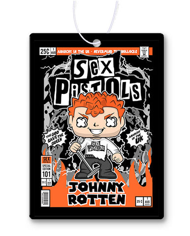 Johnny Rotten Sex Pistols Comic Air Freshener