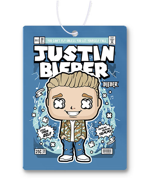 Justin Bieber Comic Air Freshener