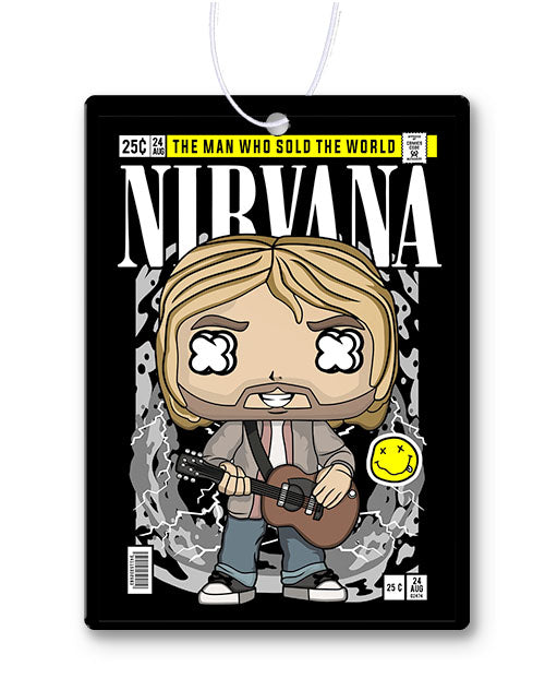 Nirvana Kurt Cobain Comic Air Freshener