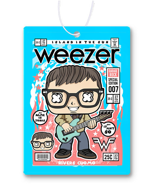 Rivers Cuomo Weezer Comic Air Freshener – Fresh-a-Rama