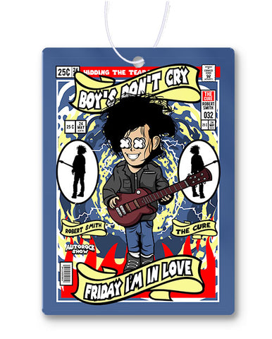 Robert Smith The Cure Comic Air Freshener