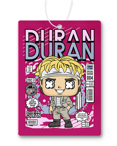 Simon Le Bon Duran Duran Comic Air Freshener