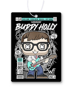 Weezer Buddy Holly Comic Air Freshener