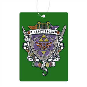 A Hero's Legend Crest Air Freshener