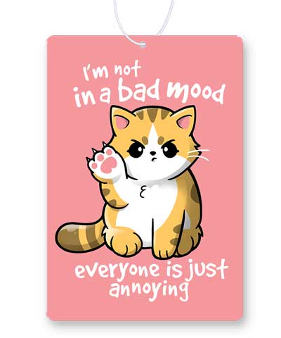 Bad Mood Cat Air Freshener