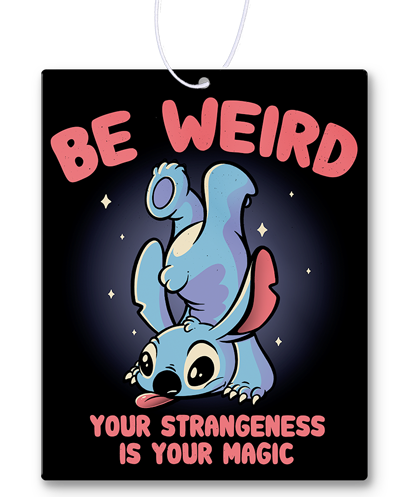 Be Weird Stitch Air Freshener