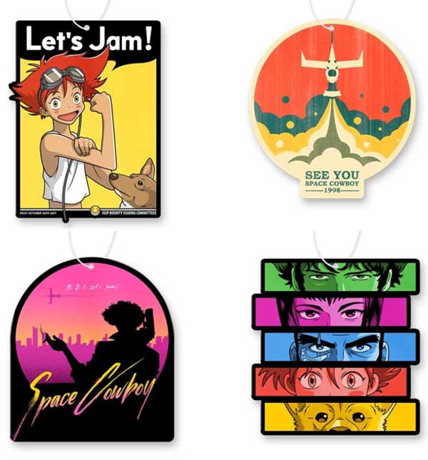 Cowboy Bebop Air Freshener 4 Pack