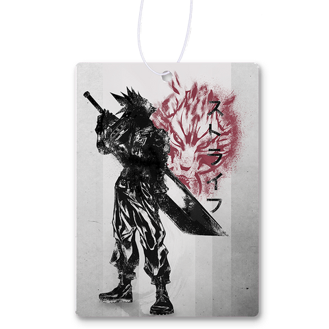 Crimson Ex-Soldier Air Freshener