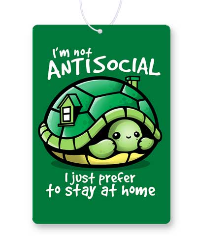 Antisocial Turtle Air Freshener