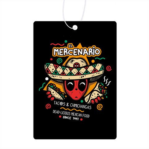 El Mercenario Mexican Food Air Freshener