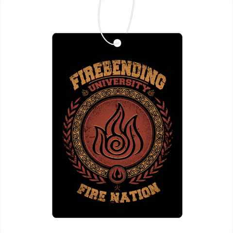 Firebending University Air Freshener