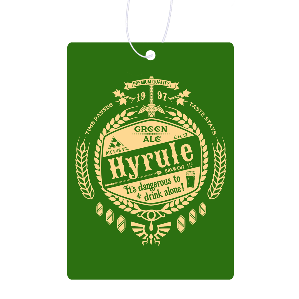 Hyrule Green Ale Air Freshener