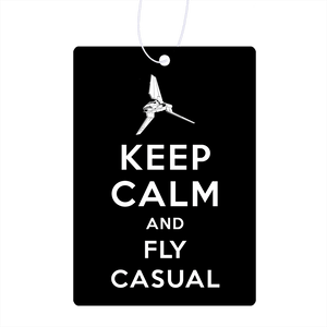 Keep Calm And Fly Casual Air Freshener