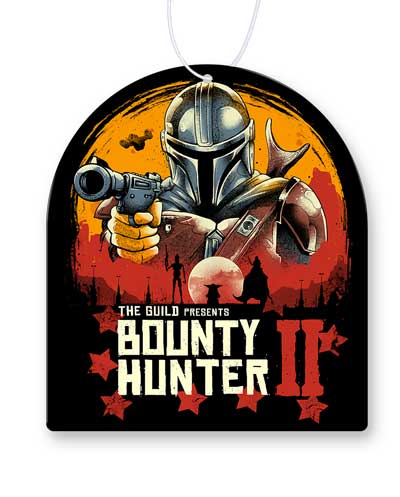 Red Bounty Hunter Air Freshener