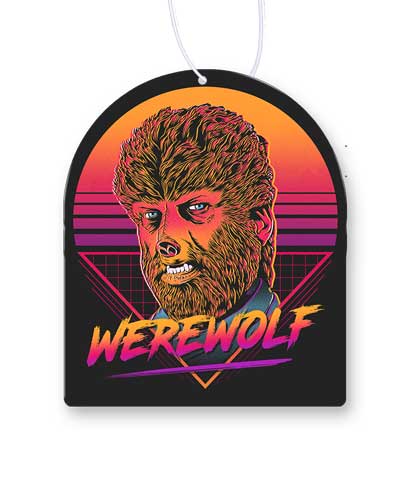 Retro Werewolf Air Freshener