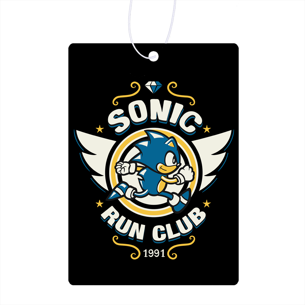 Sonic Running Club Air Freshener